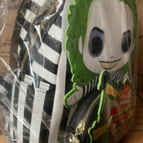 LOUNGEFLY BEETLEJUICE NWT . RARE - Picture 4 of 4